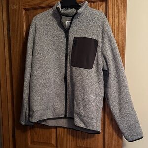 Old Navy Gray Jacket with Black Pocket